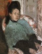 Edgar Degas Portrait of Elena Carafa